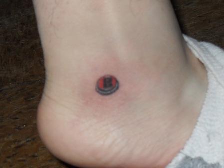 girly foot star tattoo. As some of you may/may not know I have a tattoo of 